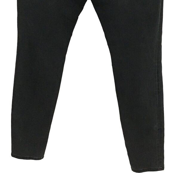 NEW BDG Size 32 Tall Super High Rise Twig Ankle Jeans Faded Black Skinny Denim - Picture 8 of 16